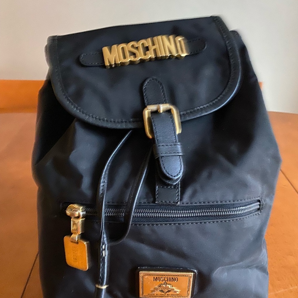 Authentic Moschino backpack